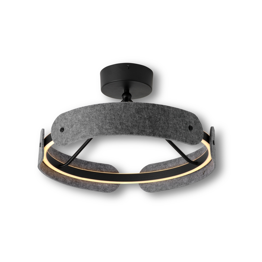 Osram - LED površinski stropni luster DECOR CURVE LED/33W/230V Ø 43 cm siva