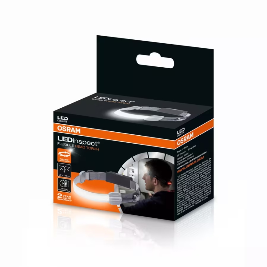 Osram - LED Podesiva punjiva čelna svjetiljka LEDINSPECT LED/3W/3,7V IP42 1000 mAh