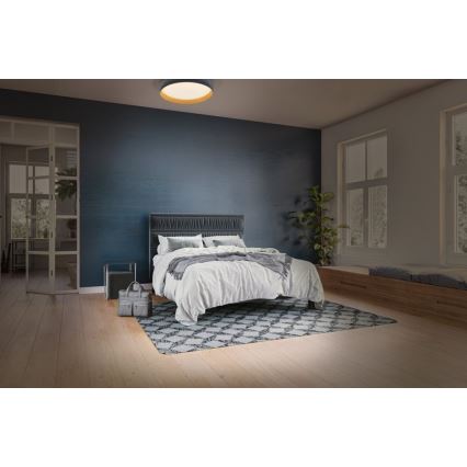 Osram - LED prigušivo stropno svjetlo ORBIS LIVIA LED/16W/230V Ø 30 cm antracit/smeđa