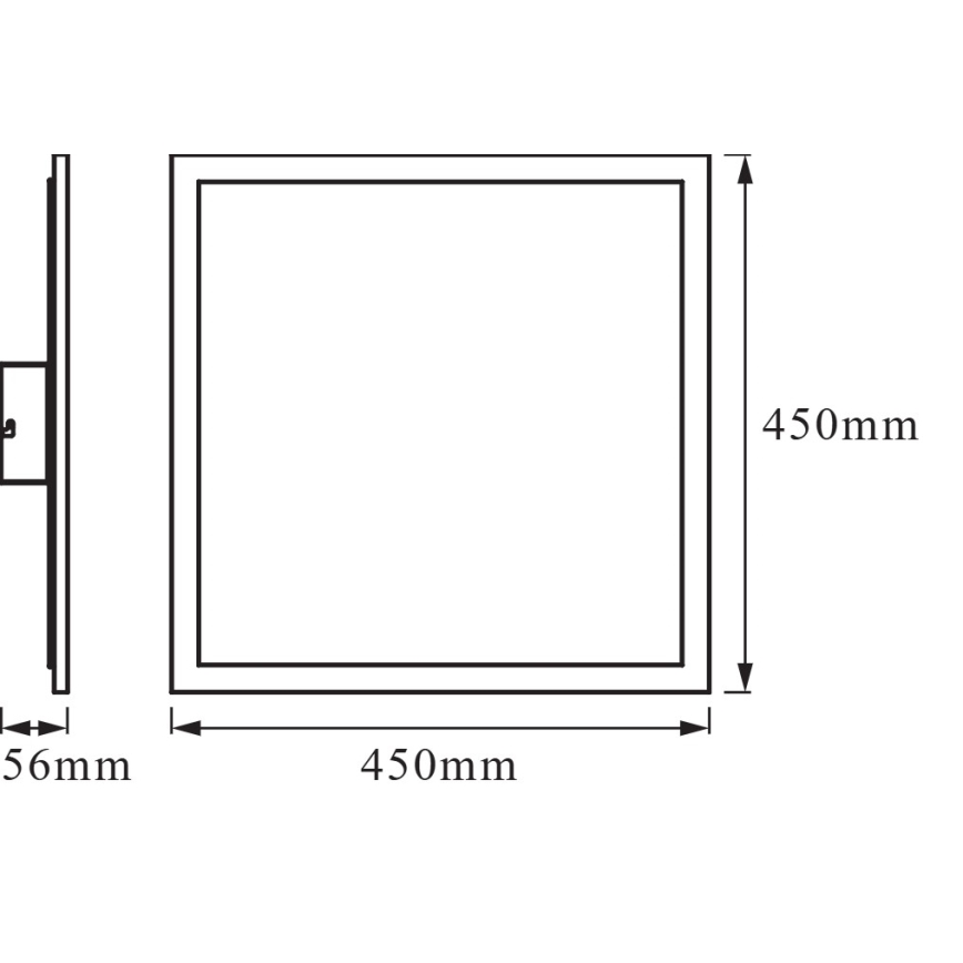 Osram - Stropno LED svjetlo s prigušivanjem SMART+ PLANON LED/28W/230V 45x45 cm 3000-6500K Wi-Fi