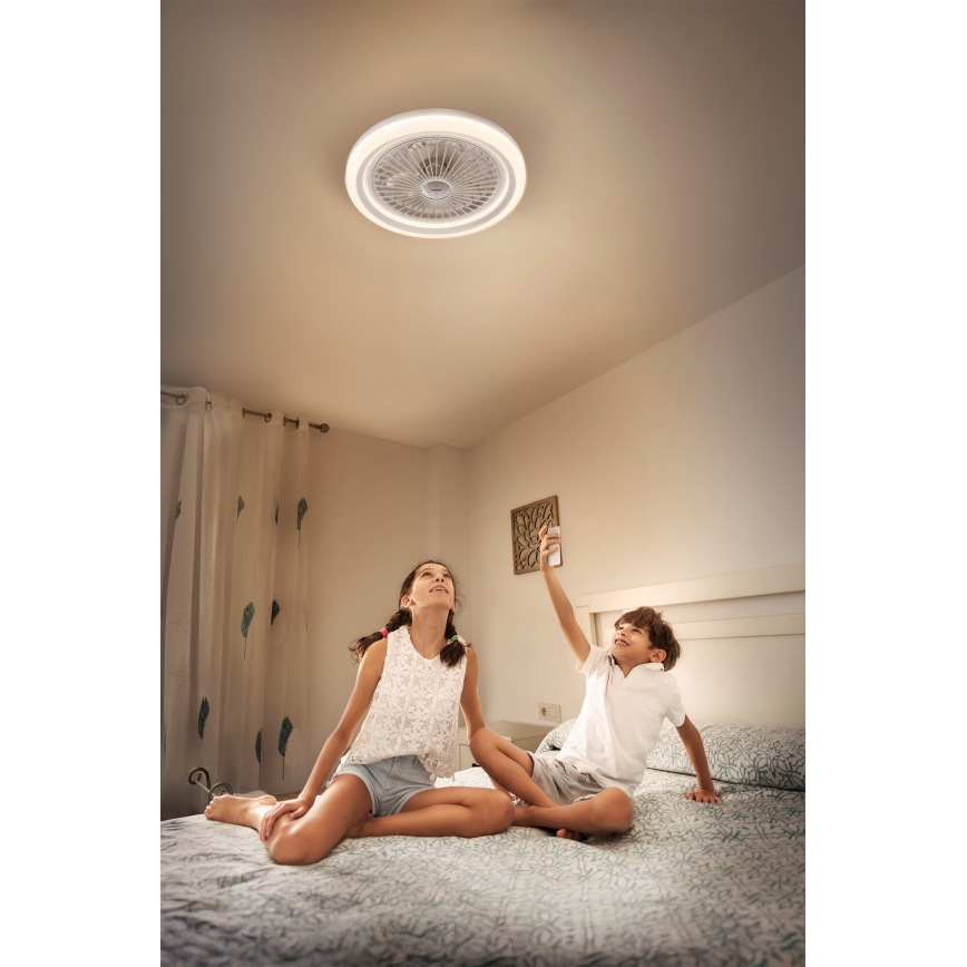 Osram - LED stropno svjetlo s mogućnošću prigušivanja i ventilatorom SOLANO LED/26W/230V 3000/4000/6500K + daljinski upravljač