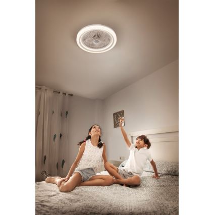 Osram - LED stropno svjetlo s mogućnošću prigušivanja i ventilatorom SOLANO LED/26W/230V 3000/4000/6500K + daljinski upravljač
