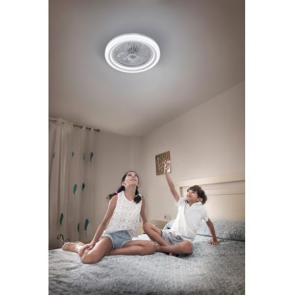 Osram - LED stropno svjetlo s mogućnošću prigušivanja i ventilatorom SOLANO LED/26W/230V 3000/4000/6500K + daljinski upravljač
