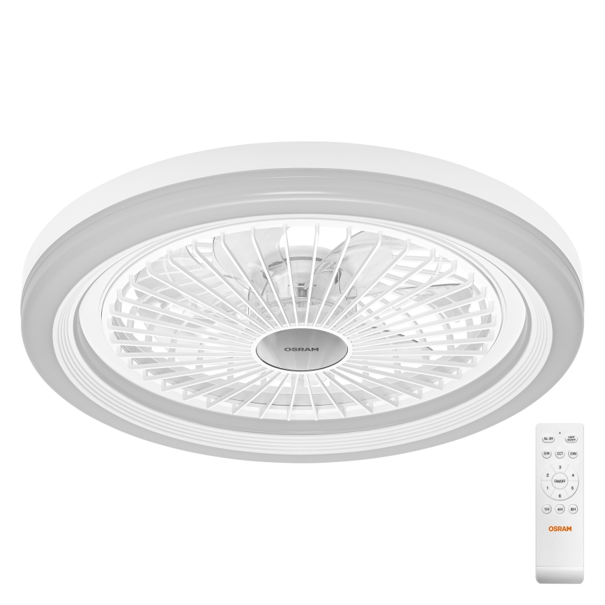 Osram - LED stropno svjetlo s mogućnošću prigušivanja i ventilatorom SOLANO LED/26W/230V 3000/4000/6500K + daljinski upravljač