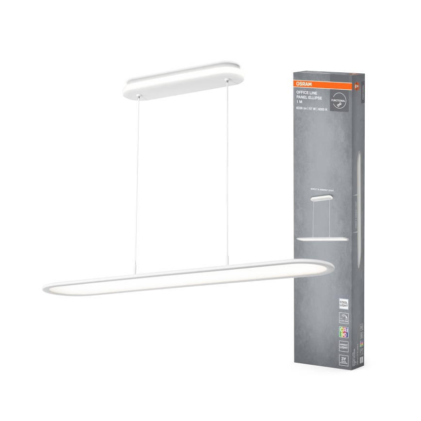 Osram - LED luster na sajli s mogućnošću prigušivanja OFFICE LINE LED/57W/230V 4000K 100 cm CRI 90 bijela
