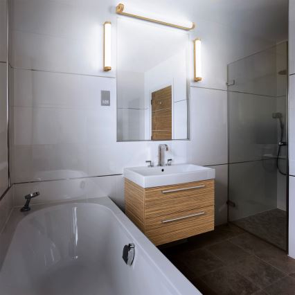 Osram - LED osvjetljenje za kupaonsko ogledalo s mogućnošću prigušivanja ORBIS TUBE LED/9W/230V 3000/4000K 40 cm IP44 smeđa