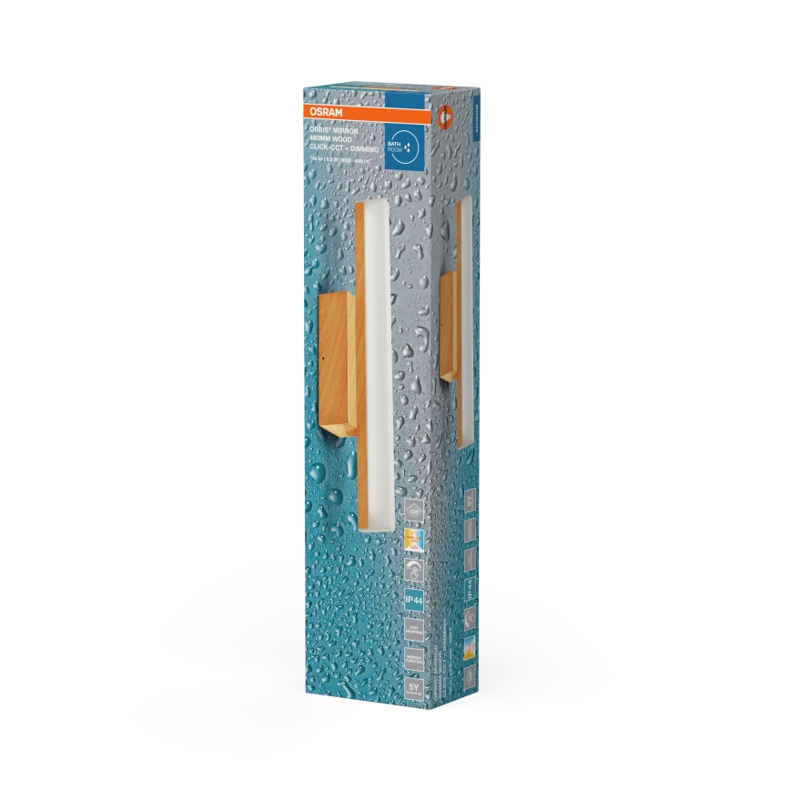 Osram - LED prigušivo kupaonsko osvjetljenje za ogledalo s dodirnim upravljanjem ORBIS MIRROR LED/6,8W/230V 40 cm 3000/4000K IP44 bež