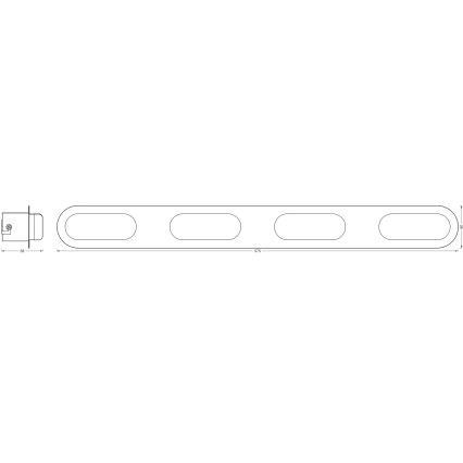 Osram - LED prigušivo kupaonsko zidno svjetlo SMART+ DUPLO LED/24W/230V 3000-6500K IP44 Wi-Fi