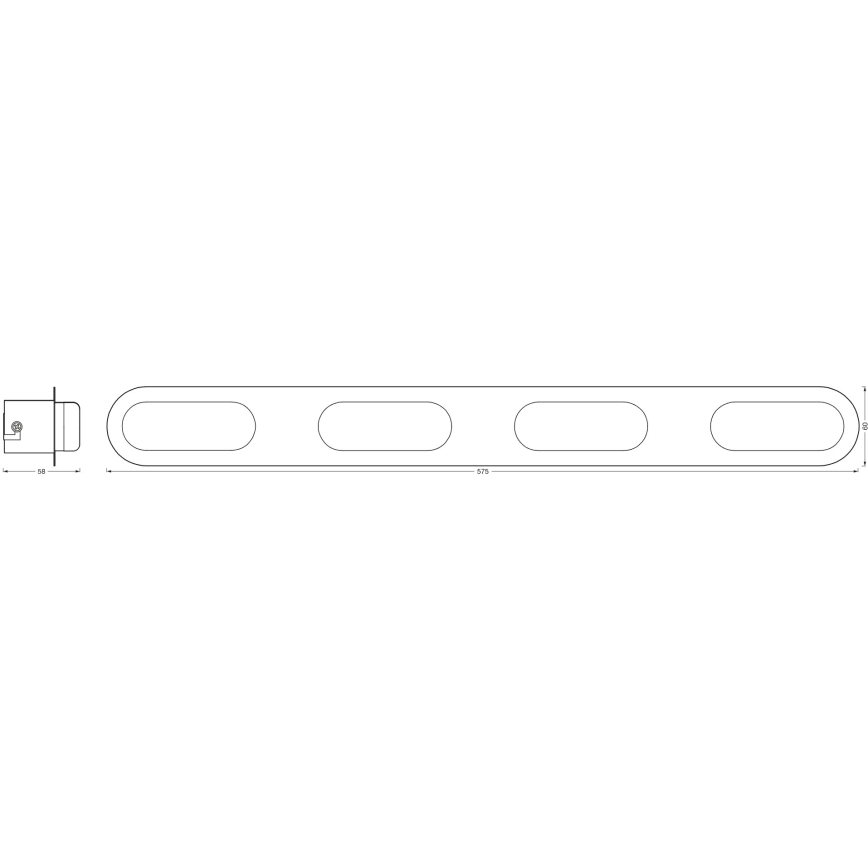 Osram - LED prigušivo kupaonsko zidno svjetlo SMART+ DUPLO LED/24W/230V 3000-6500K IP44 Wi-Fi