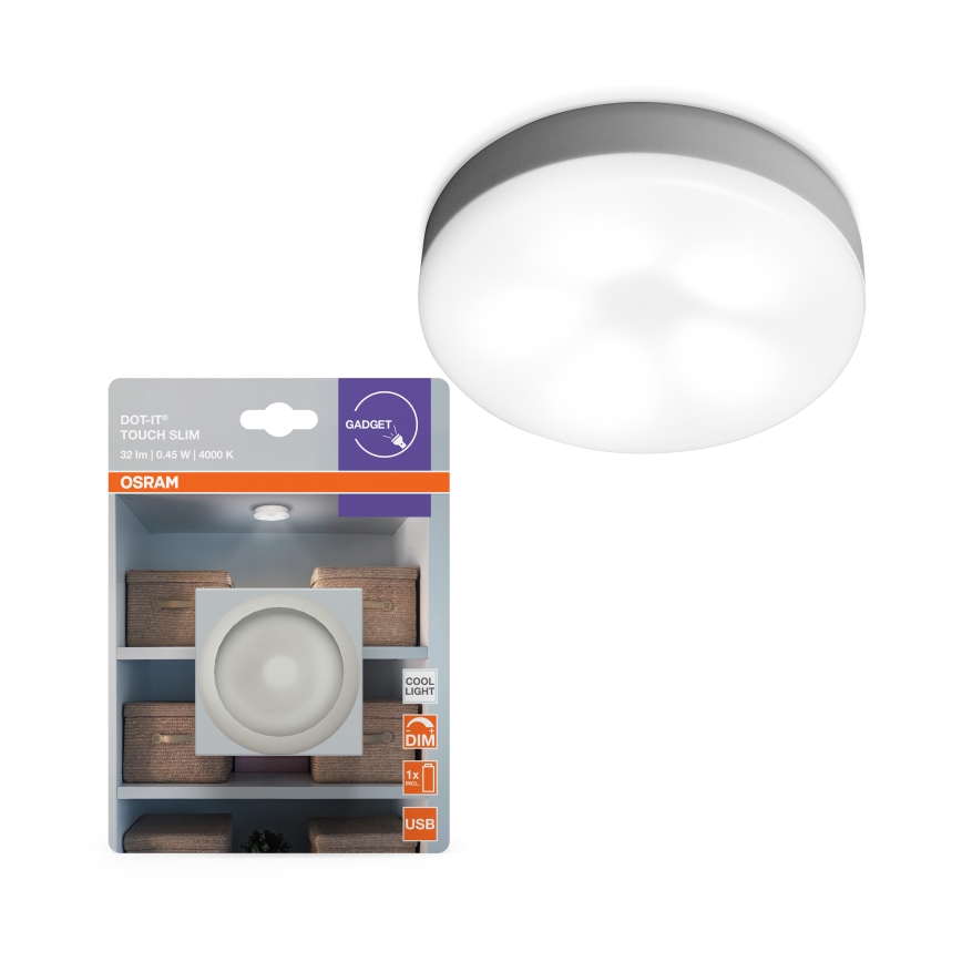 Osram - prigušivo LED orijentacijsko svjetlo DOT-IT LED/0,45W/5V 500 mAh bijela