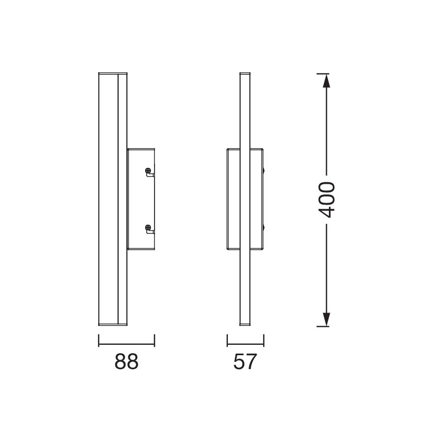 Osram - Prigušiva LED rasvjeta za ogledalo ORBIS MIRROR LED/6,8W/230V 40 cm 3000/4000K IP44 bijela