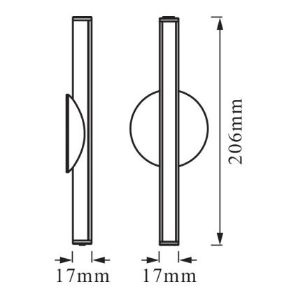 Osram - Prigušiva punjiva orijentacijska LED svjetiljka LEDSTIXX LED/2W/5V CRI 90 IP44 bijela