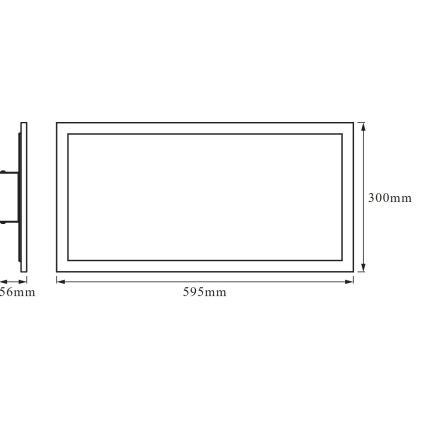 Osram - LED prigušiva stropna svjetiljka SMART+ PLANON LED/22W/230V 60x30 cm 3000-6500K Wi-Fi