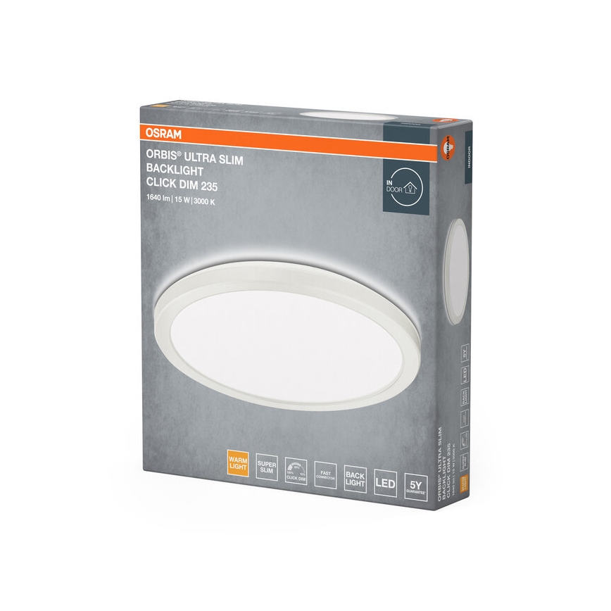 Osram - LED prigušivo stropno svjetlo ORBIS LED/15W/230V bijela