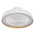 Osram - LED prigušivo stropno svjetlo s ventilatorom CEILING FAN LED/49W/230V 2700-6500K bijelo/zlatno + daljinski upravljač