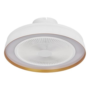 Osram - LED prigušivo stropno svjetlo s ventilatorom CEILING FAN LED/49W/230V 2700-6500K bijelo/zlatno + daljinski upravljač