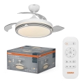 Osram - LED prigušivo stropno svjetlo s ventilatorom LEVECHE LED/36W/230V 3000/4000/6500K + daljinski upravljač