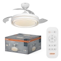 Osram - LED prigušivo stropno svjetlo s ventilatorom PONIENTE LED/36W/230V 3000/4000/6500K + daljinski upravljač