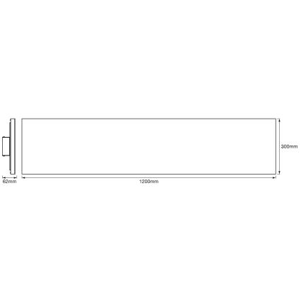 Osram - Prigušivo LED stropno svjetlo SMART+ FRAMELESS LED/40W/230V 3000-6500K Wi-Fi