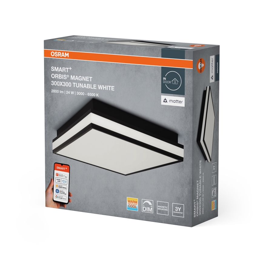 Osram - LED zatemnjiva stropna svjetiljka SMART+ MAGNET LED/24W/230V 30x30 cm 3000-6500K Wi-Fi