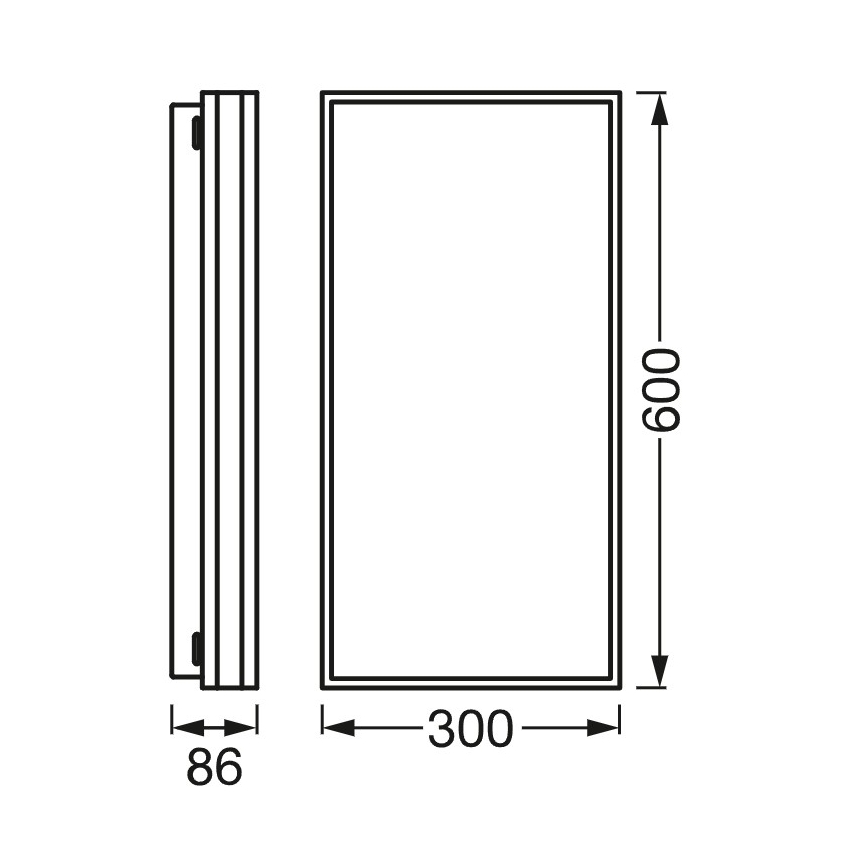 Osram - LED stropna svjetiljka SMART+ MAGNET, s mogućnošću prigušivanja, LED/42W/230V 30x60 cm 3000-6500K Wi-Fi