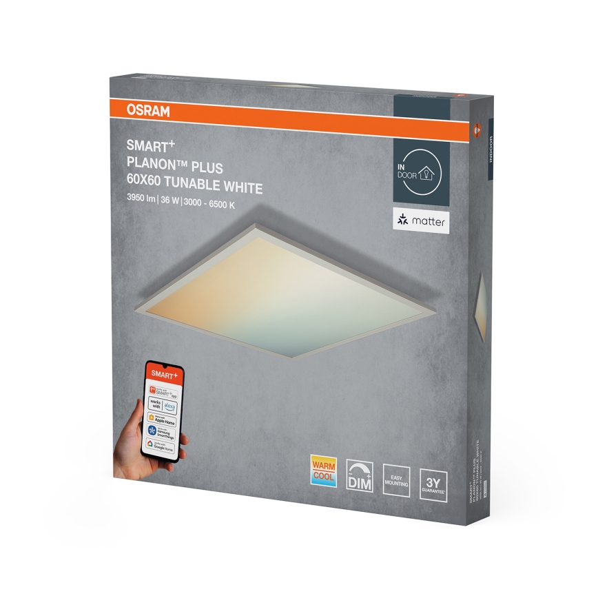Osram - LED Prigušivo stropno svjetlo SMART+ PLANON LED/36W/230V 60x60 cm 3000-6500K Wi-Fi