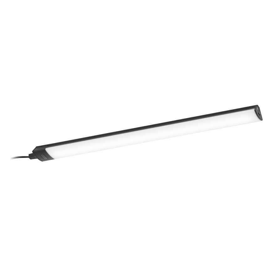 Osram - LED prigušiva svjetiljka za montažu ispod ormarića s detektorom pokreta LINEAR ANGLE LED/5W/230V 3000/4000/6500K 35 cm crna