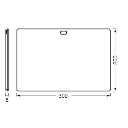 Osram - LED prigušivo svjetlo za ispod ormarića s senzorom pokreta UNDERCABINET LED/7,5W/230V 3000/4000/6500K 20x30 cm bijela