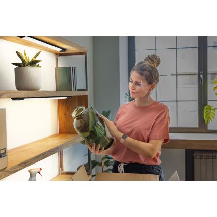 Osram - LED prigušivo svjetlo ispod ormarića s detektorom pokreta LINEAR EDGE LED/8W/230V 3000/4000/6500K 50 cm crno