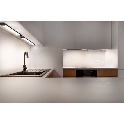 Osram - LED prigušivo svjetlo ispod ormarića s detektorom pokreta LINEAR EDGE LED/8W/230V 3000/4000/6500K 50 cm crno