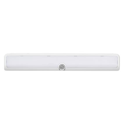 Osram - Prigušivo LED svjetlo za ispod ormarića sa senzorom pokreta i sumraka LINEAR LED/3,8W/5V/3xAA 3000K 30 cm bijela