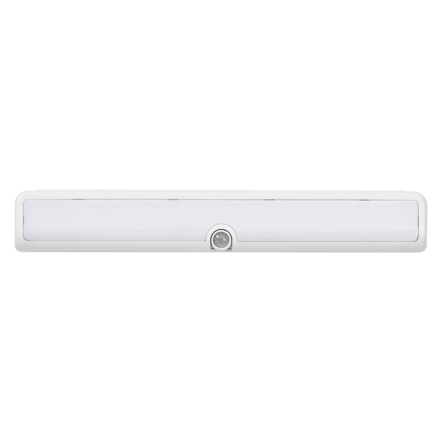 Osram - Prigušivo LED svjetlo za ispod ormarića sa senzorom pokreta i sumraka LINEAR LED/3,8W/5V/3xAA 3000K 30 cm bijela
