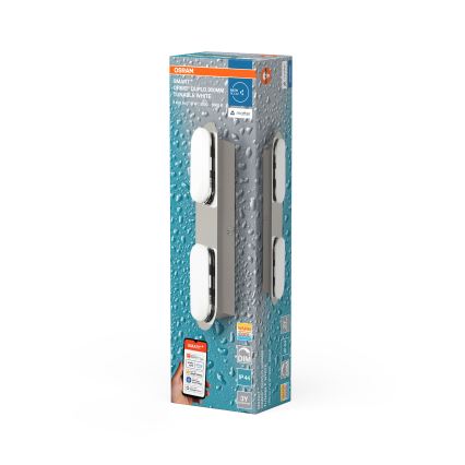 Osram - LED prigušivo zidno svjetlo za kupaonicu SMART+ DUPLO LED/15W/230V 3000-6500K IP44 Wi-Fi