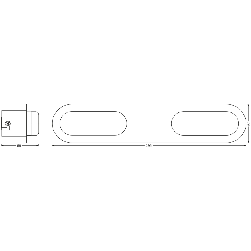 Osram - LED prigušivo zidno svjetlo za kupaonicu SMART+ DUPLO LED/15W/230V 3000-6500K IP44 Wi-Fi