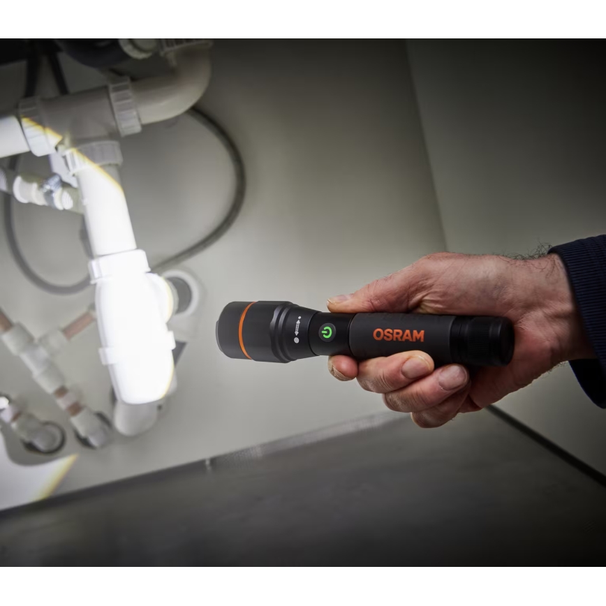 Osram - punjiva LED svjetiljka s podesivom svjetlinom LEDINSPECT PRO TORCH 800 LED/8W/3,7V 2200 mAh IP44
