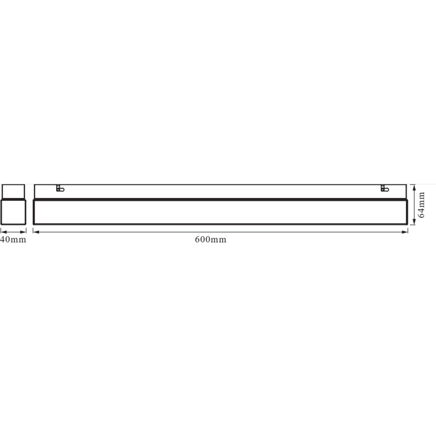 Osram - LED kupaonsko osvjetljenje za ogledalo SQUARE LED/14W/230V IP44 3000/4000K CRI 90
