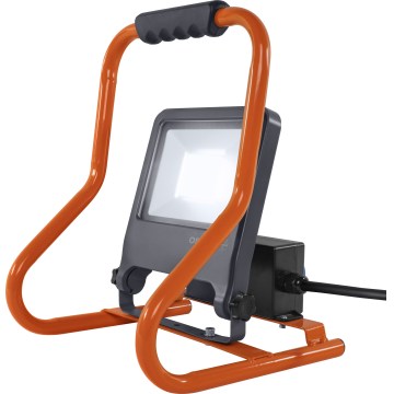 Osram - LED reflektor s držačem i utičnicama R-STAND LED/50W/230V 4000K IP44 narančasta/antracit