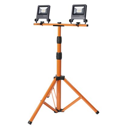Osram - LED reflektor s držačem TRIPOD 2xLED/20W/230V 4000K IP65 narančasta/antracit