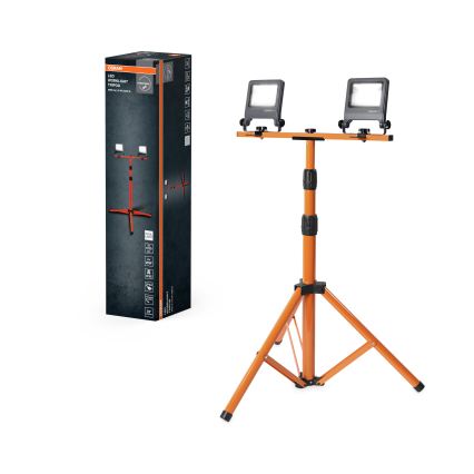 Osram - LED reflektor s držačem TRIPOD 2xLED/20W/230V 4000K IP65 narančasta/antracit