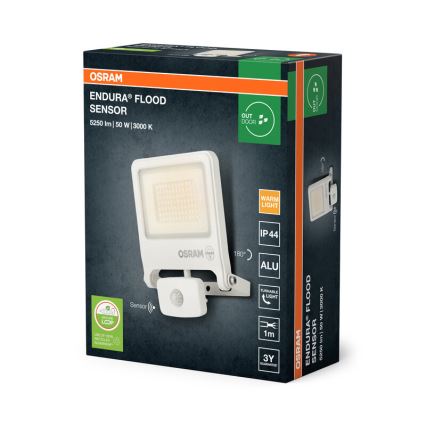 Osram - LED reflektor s senzorem ENDURA LED/50W/230V 3000K IP44