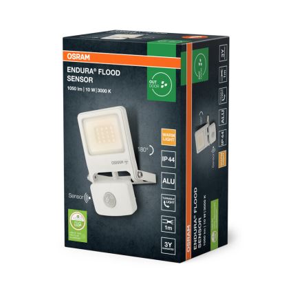 Osram - LED reflektor s senzorom ENDURA LED/10W/230V 3000K IP44