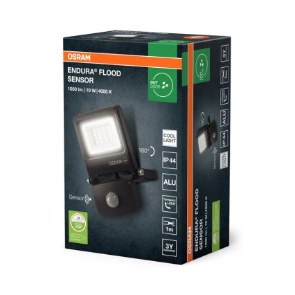 Osram - LED reflektor s senzorom ENDURA LED/10W/230V 4000K IP44