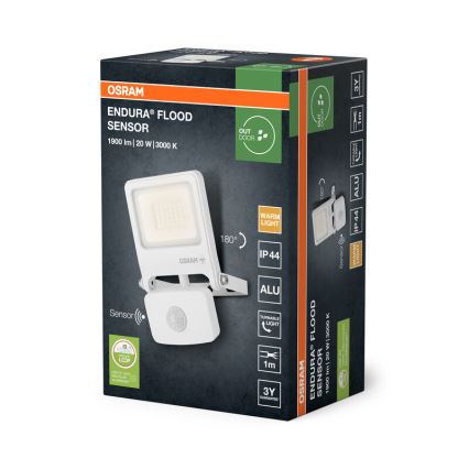 Osram - LED reflektor s senzorom ENDURA LED/20W/230V 3000K IP44