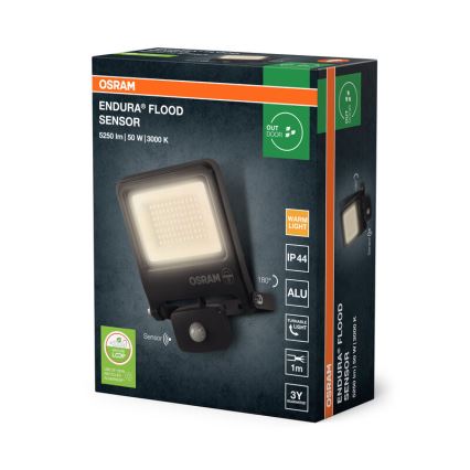 Osram - LED reflektor s senzorom ENDURA LED/50W/230V 3000K IP44