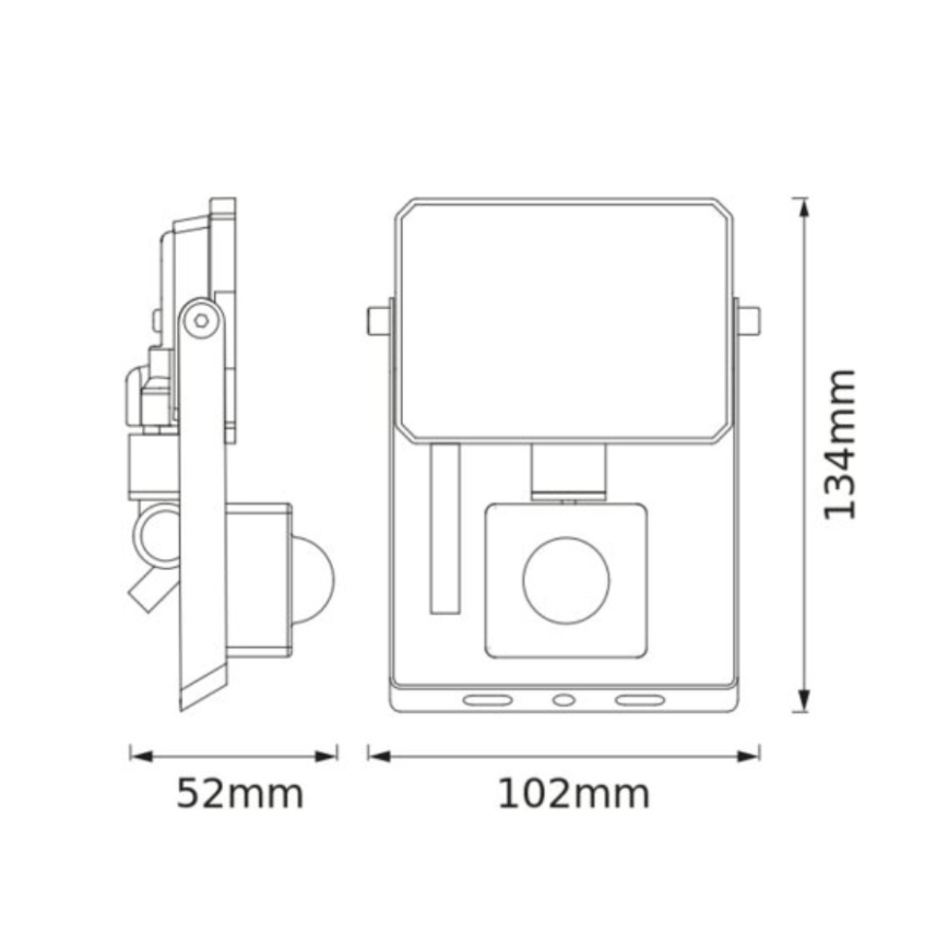 Osram - LED reflektor s senzorom FLOODLIGHT LED/10W/230V 3000K IP65