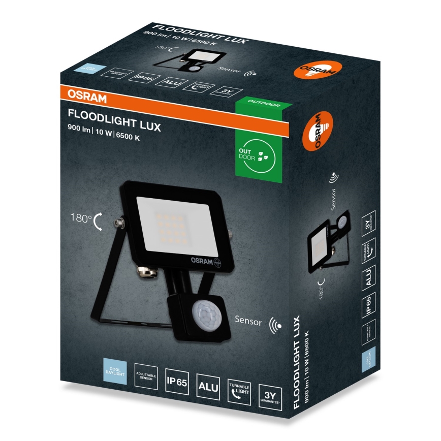 Osram - LED reflektor s senzorom FLOODLIGHT LED/10W/230V 6500K IP65