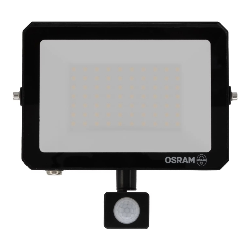 Osram - LED reflektor s senzorom pokreta i sumraka FLOODLIGHT LED/50W/230V 3000K IP65 crni