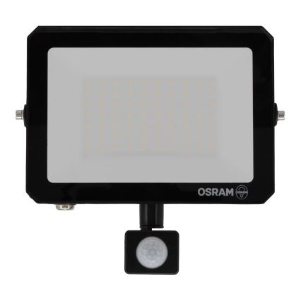 Osram - LED reflektor s senzorom pokreta i sumraka FLOODLIGHT LED/50W/230V 6500K IP65 crna