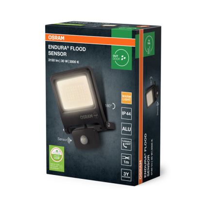 Osram - LED Reflektor sa senzorom ENDURA LED/30W/230V 3000K IP44
