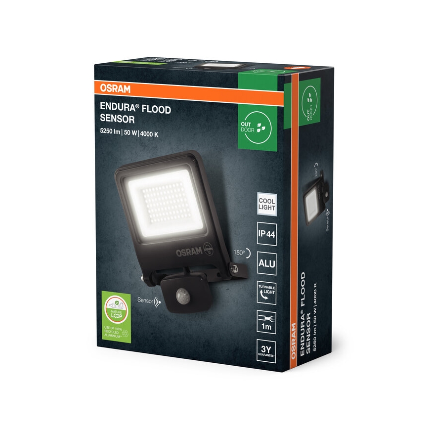Osram - LED reflektor sa senzorom ENDURA LED/50W/230V 4000K IP44